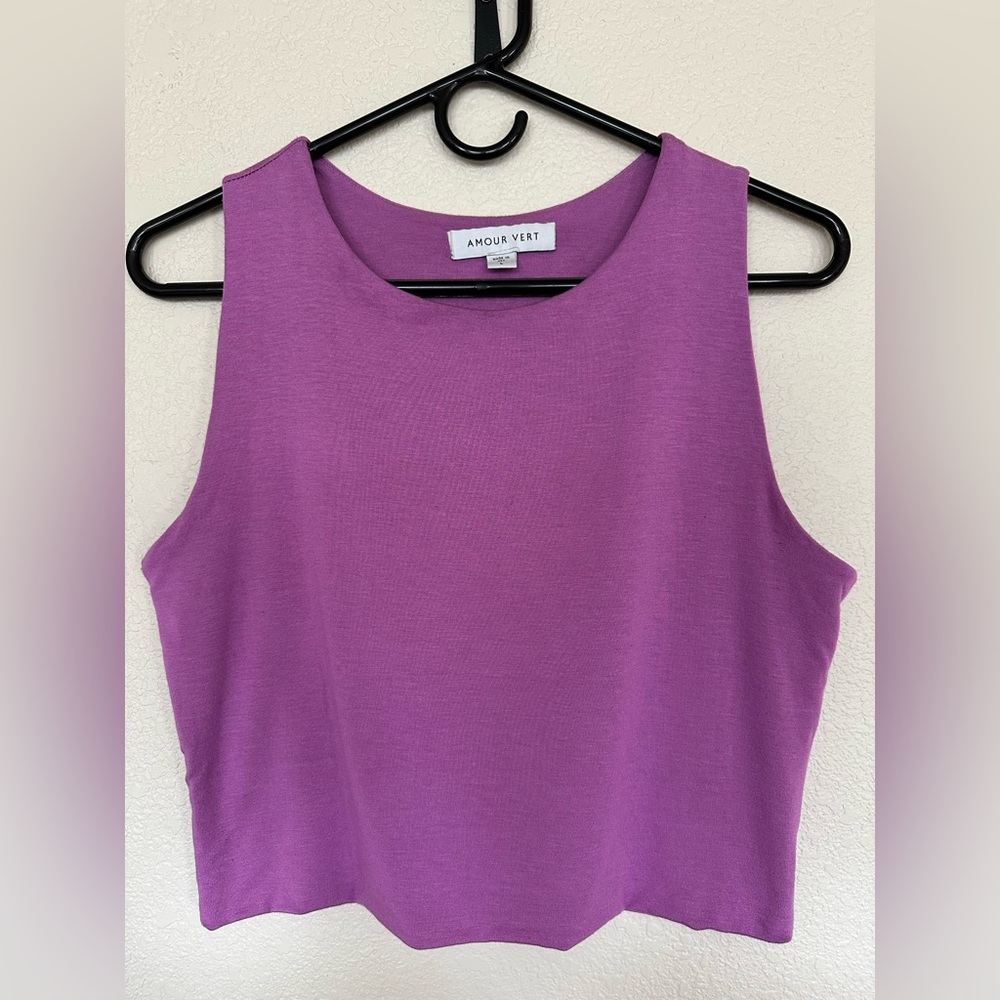Amour Vert Cropped Tank - Size L